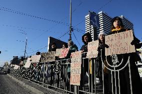 Dont Be Silent! Captivity Kills rally in Kyiv